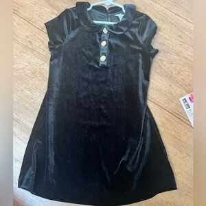 H&M black velvet dress